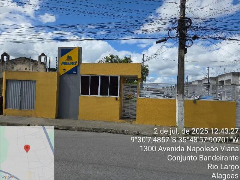 Casa em Rio Largo/AL com 47,82m²