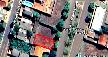 Terreno com 253m² em Nova Alvorada do Sul/MS