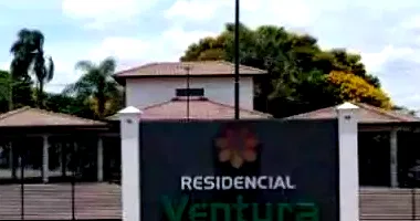 Terreno amplo 1643m² no Residencial Ventura, imóvel ocupado