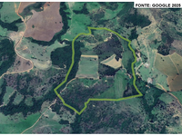 Sítio com 59 hectares em Aguanil/MG