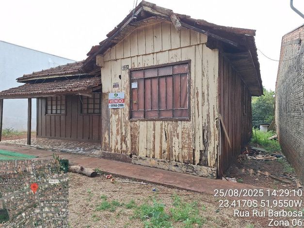 Casa de madeira com 84m² em terreno de 609m²