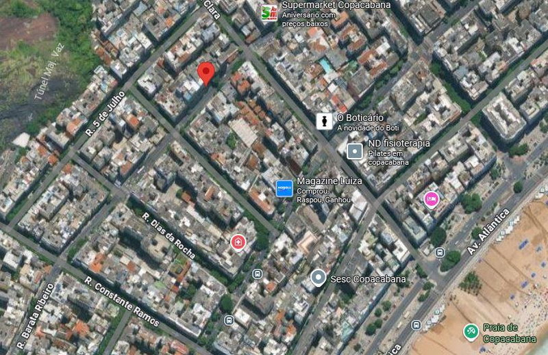 Vaga de Garagem em Copacabana - Rua Barata Ribeiro, 540