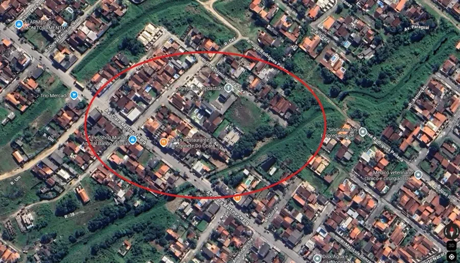 Terreno irregular em Itanhaém, 1.378,02 m²
