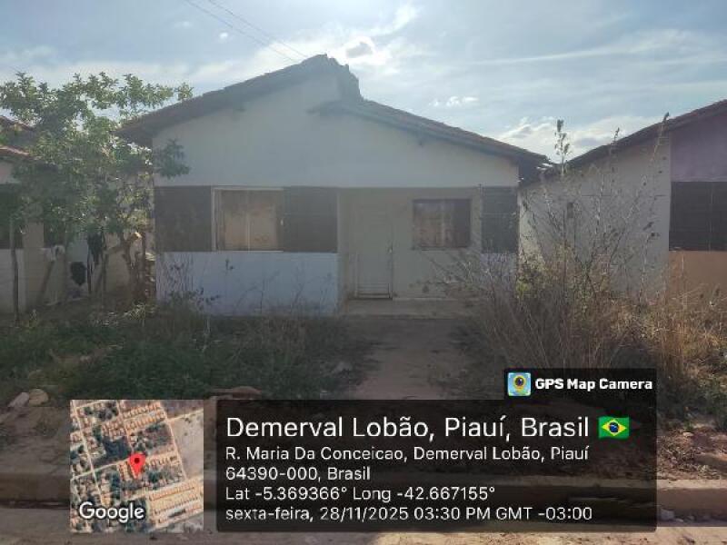 Casa com 2 quartos e 58,5m² em Demerval Lobão/PI