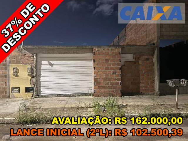 Casa em Feira de Santana - 2 Quartos, 41,56 m²