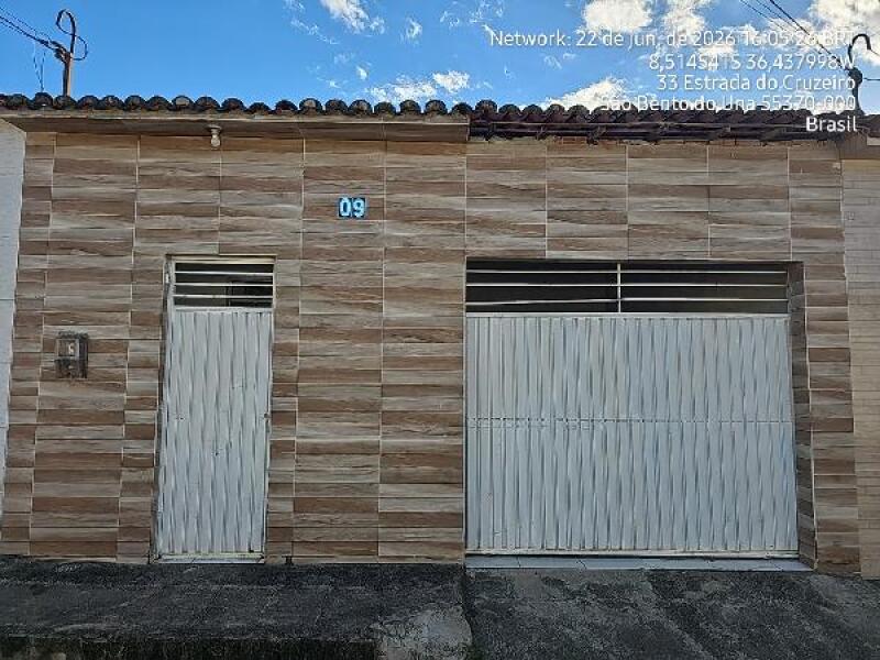 Casa com 2 Quartos e 70m² em São Bento do Una