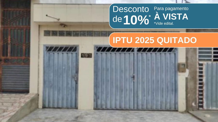 Casa com 64m² construída, 72m² terreno, ocupada
