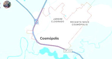 Terreno com 394m² em Cosmópolis