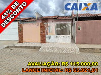 Casa com 2 quartos e 1 vaga em Pombal/PB