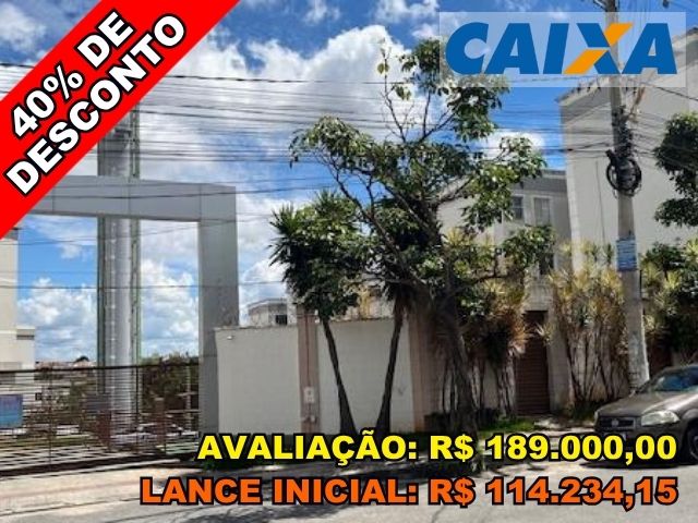 Apartamento com 2 quartos e vaga de garagem em Betim