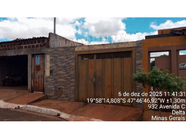 Casa com 2 quartos em Delta/MG