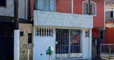 Casa Ocupada em Catiapoã, São Vicente/SP com 107m² de Área Construída