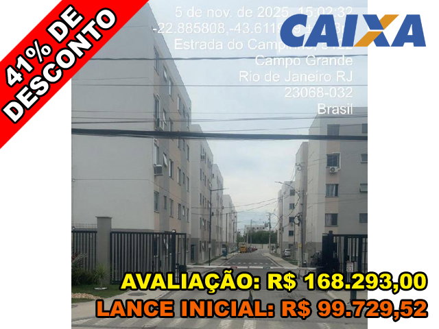 Apartamento 2 Quartos com 43,94m² em Cosmos
