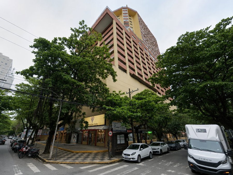 Apartamento 68m² com 1 vaga no 15º andar em Pitangueiras, Guarujá