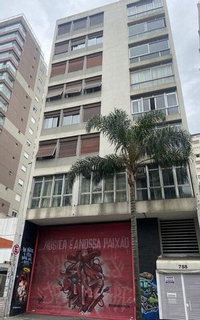 Apartamento 127,94m² com 2 Quartos e 1 Banheiro na Rua Augusta