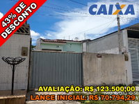 Casa com 2 Quartos e 2 Banheiros em Santa Rita/PB