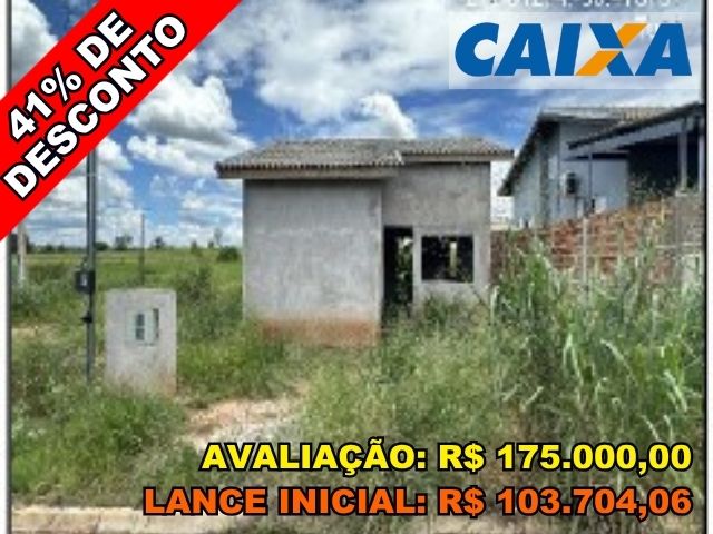 Casa 2 quartos em Tupã/SP com 45m² e terreno de 236m²