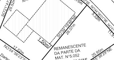 Terreno com 360,24m² em Rio do Oeste, SC