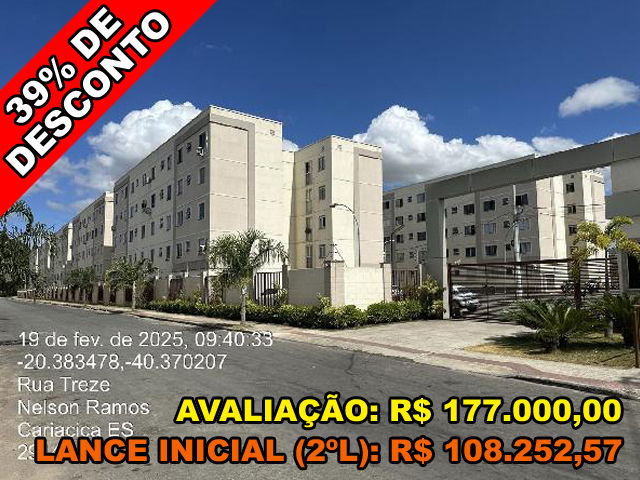 Apartamento 2 quartos, 1 banheiro, 1 vaga, 59.4m² total
