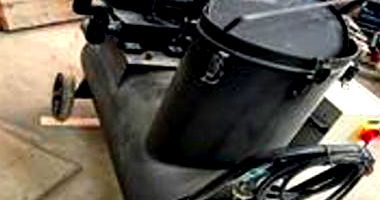 Coletor de Óleo com visor de nível e dreno