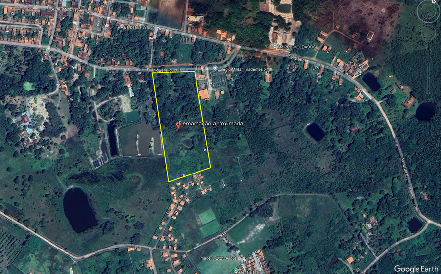 Terreno urbano desocupado com 36967 m², ideal para empreendimento