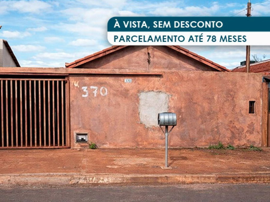 Casa com 69 m², 2 quartos, 1 banheiro, ocupada