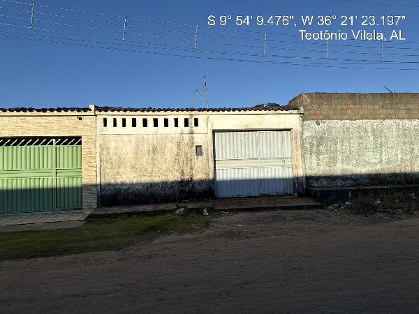 Casa com 78m², 3 Quartos, 2 WC e 1 Vaga - Teotônio Vilela/AL