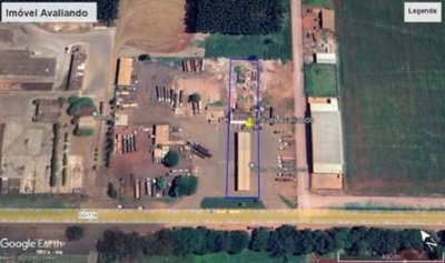 Posto de Combustível com Edificações em Pleno Funcionamento