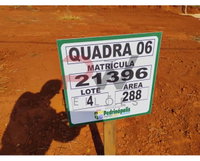 Terreno urbano 288m² em Pedrinópolis/MG - Matrícula 21396