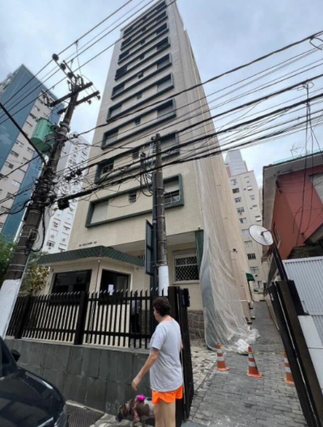 Apartamento 30,21m² - Boqueirão, Santos/SP -