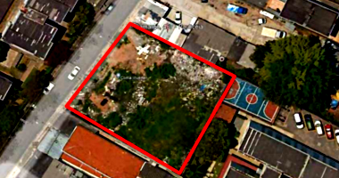 Terreno amplo em São Bernardo do Campo com 989,29 m²