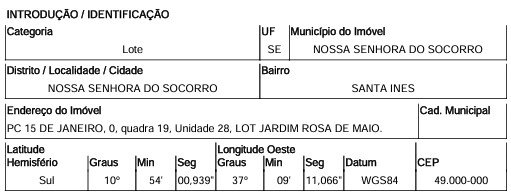 Terreno com 132,9m² em Nossa Senhora do Socorro