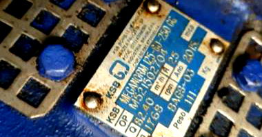 Bomba Centrífuga Marca KSB, Modelo Meganorm 125-80-250