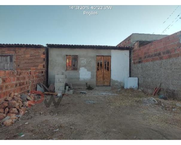Casa em Poções/BA com 63m² de área total