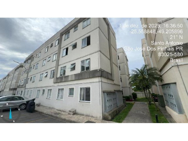 Apartamento com 1 quarto e 1 vaga em São José dos Pinhais/PR