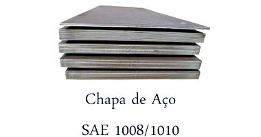 Chapa SAE 1008/1010 6,35MM com 8.972KG