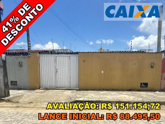Casa com 2 quartos em Parnamirim/RN