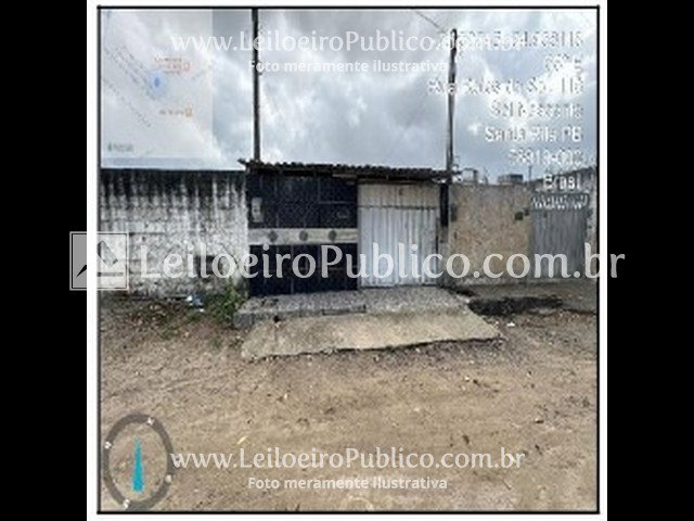Casa em Santa Rita (PB) com 63,36m²