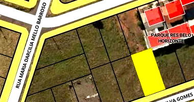 Lote de terreno urbano 200m² no Parque Residencial Belo Horizonte