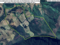 Fazenda com 155,93 hectares, área rural ampla e produtiva