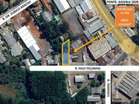 Casa de madeira com 27,50m² e terreno de 610,62m²