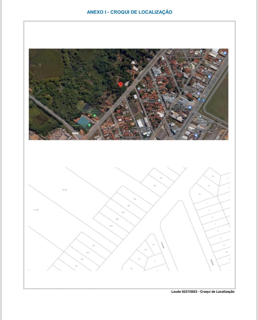 Terreno urbano com 1.800m² em Santa Genoveva