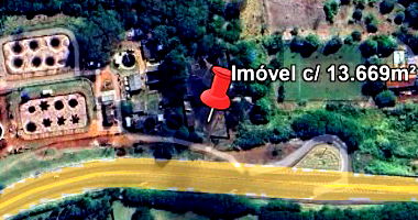 Terreno com 13.669m² em Cornélio Procópio/PR