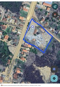 Terreno urbano de 10.000m² em Curimatá/PI com prédio comercial