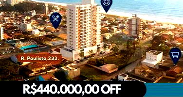 Apartamento 1104 com 1 vaga no Ed. Gran Torino