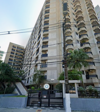 Apartamento Frente Mar com 32,85m² e Garagem em São Vicente