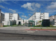 Apartamento com 2 quartos, 40,53m², área de serviço, banheiro, sala e cozinha.