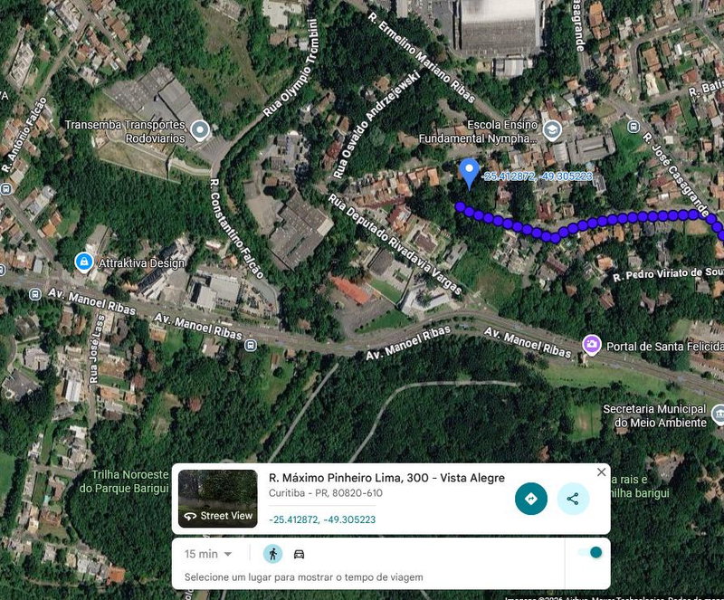 Terreno urbano 1.732m² em Curitiba - PR sem benfeitorias