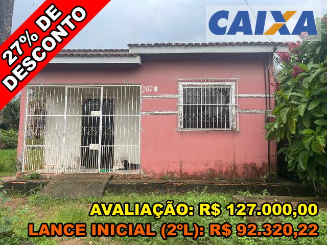 Casa com 2 quartos e 67 m² privativos em Mãe do Rio/PA