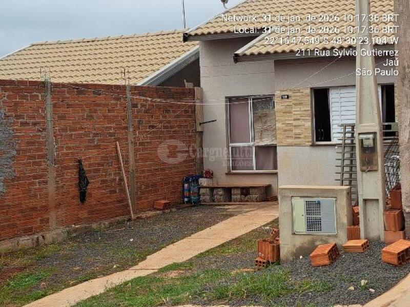 Casa em Jaú/SP com 2 quartos e 44.68m² de área construída